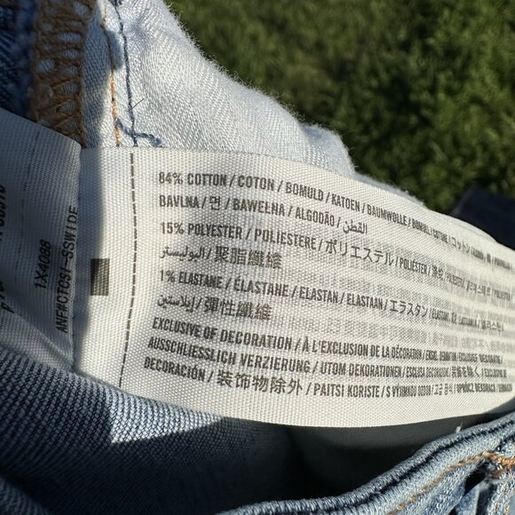 Abercrombie Fitch Signature Coll. Jeans Skinny Size 28 Distressed 29.5 X 26.75” - Picture 10 of 11